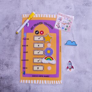 🕌 Namaz Tracker – Prayer Mat Edition by Maha’s Mini Magic 🌙